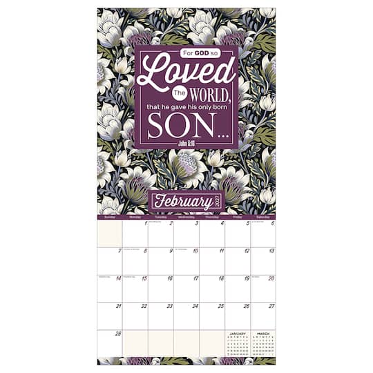 2027 Bible Verses Wall Calendar